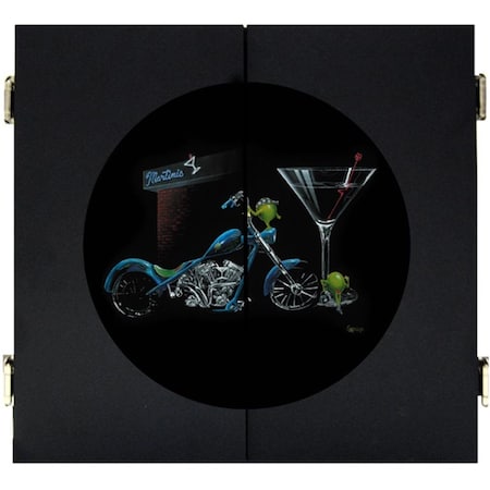 Petro Enterprises Custom Martini Dartboard Cabinet PE434506